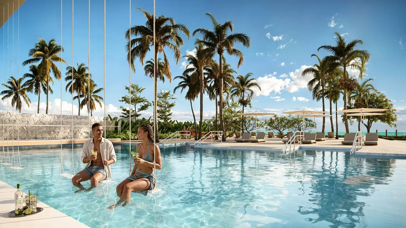 Beach club e piscina